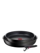 Ingenio Unlimited Frypan 3 Pcs Set Black  Home Kitchen Pots & Pans Fry...