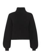 Mebagz Short Pullover Noos Tops Knitwear Turtleneck Black Gestuz