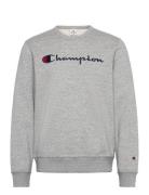 Crewneck Sweatshirt Tops Sweatshirts & Hoodies Sweatshirts Grey Champi...