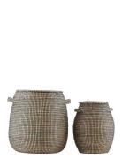 Baskets, Hdeffect, Black/Natural Home Storage Storage Baskets Brown Ho...