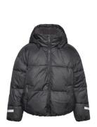 Jacket Puffer Foret Jakke Black Lindex