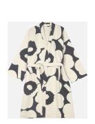 Unikko Bathrobe Home Textiles Bathroom Textiles Robes Beige Marimekko ...