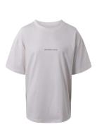 Over D Tee S/S Tops T-Kortærmet Skjorte White Hound