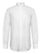 Reg Linen Shirt Tops Shirts Linen Shirts White GANT