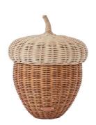 Acorn Basket Home Kids Decor Storage Storage Baskets Brown OYOY MINI