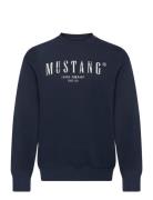 Style Clio Tops Sweatshirts & Hoodies Sweatshirts Navy MUSTANG