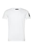 T-Shirt Regular_Slim Tops T-Kortærmet Skjorte White Replay