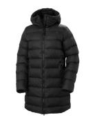 W Active Puffy Parka Foret Jakke Black Helly Hansen