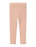 Nmfnava Wool Leggings Lil Bottoms Leggings Pink Lil'Atelier