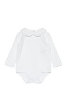 Organic Cotton Interlock Bodysuit Bodies Long-sleeved White Ralph Laur...