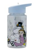 Moomin Picknick, Waterbottle In Plastic Home Meal Time White Rätt Star...