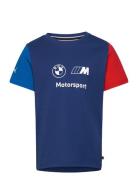 Bmw Mms Kids Ess Logo Tee Sport T-Kortærmet Skjorte Blue PUMA Motorspo...