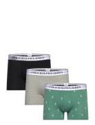 Classic Stretch-Cotton Trunk 3-Pack Boxershorts Grey Polo Ralph Lauren