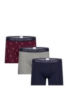 Stretch Cotton Boxer Brief 3-Pack Boxershorts Navy Polo Ralph Lauren U...