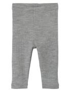 Nbmfable Wool Leggings Lil Bottoms Leggings Grey Lil'Atelier