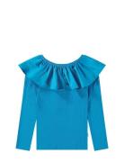 Renate Tops T-shirts Long-sleeved T-Skjorte Blue Molo