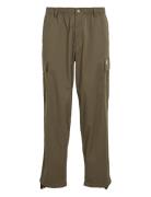 Regular Straight Cargo Bottoms Trousers Cargo Pants Khaki Green Calvin...