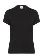 Modal Stretch C-Neck Slim Top Ss Tops T-shirts & Tops Short-sleeved Bl...