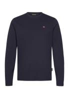 Salis Long Sleeve T-Shirt Tops T-Langærmet Skjorte Navy Napapijri