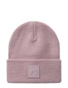 Nmnmalik Knit Beanie Badge Accessories Headwear Hats Beanie Pink Name ...