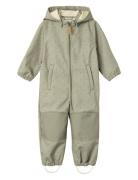 Nmflaalfa Suit Aop 1Fo Lil Outerwear Coveralls Shell Coveralls Green L...