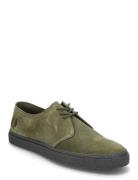 Linden Suede Low-top Sneakers Green Fred Perry