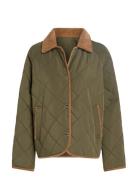 Quilted Reversible Jacket Quiltet Jakke Khaki Green Tommy Hilfiger