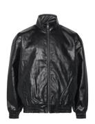 Rrpoul Jacket Pu Over D Fit Læderjakke Skindjakke Black Redefined Rebe...