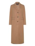 Vmvincemilan Long Coat Ga Boo Outerwear Coats Winter Coats Beige Vero ...