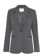 Kasakura Blazer Blazers Single Breasted Blazers Grey Kaffe