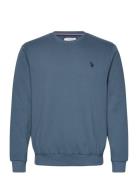 Uspa Sweat O Neck Adler Men Tops Sweatshirts & Hoodies Sweatshirts Blu...