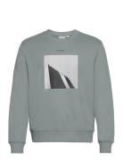 City Photo Print Sweatshirt Tops Sweatshirts & Hoodies Sweatshirts Gre...