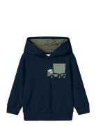 Nmmnutraktor Nreg Sweat Wh Bru Box Tops Sweatshirts & Hoodies Hoodies ...