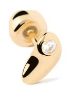 Delta Single Stud Earring Ring Smykker Gold PD Paola