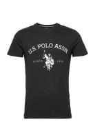 Archibald T-Shirt Tops T-Kortærmet Skjorte Black U.S. Polo Assn.