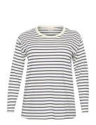 Kcwinni Ls T-Shirt Tops T-shirts & Tops Long-sleeved White Kaffe Curve