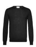 Bs Jupiter Regular Fit Knitwear Tops Knitwear Round Necks Black Bruun ...