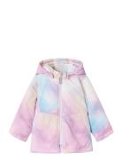 Nmfmaxi Jacket Aop Outerwear Jackets & Coats Winter Jackets Pink Name ...