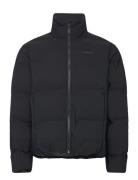 Cropped Seamless Puffer Jacket Foret Jakke Black Lindbergh