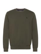 Uspa Sweat O Neck Adler Men Tops Sweatshirts & Hoodies Sweatshirts Kha...