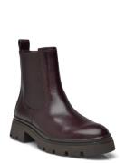 Chelsea Shoes Boots Ankle Boots Ankle Boots Flat Heel Brown Gabor