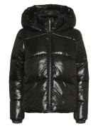 Vmuppsashiny Short Jacket Foret Jakke Black Vero Moda