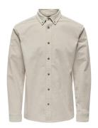 Onsmichael 18W Reg Cord Stretch Ls Noos Tops Shirts Casual Beige ONLY ...