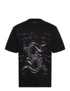 Rewind Over D Ss T Shirt Designers T-Kortærmet Skjorte Black Daily Pap...