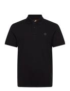 Pique Short Sleeve Polo Designers Polos Short-sleeved Black Timberland