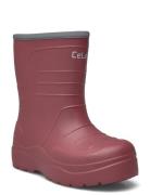 Thermal Wellies - Embossed Shoes Rubberboots High Rubberboots Red CeLa...