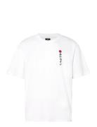 Kamifuji T-Shirt-White Tops T-Kortærmet Skjorte White Edwin