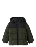 Nmmmorning Puffer Jacket Tb Noos Foret Jakke Green Name It