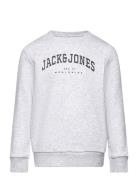 Jjecaleb Varsity Sweat Crew Neck Sn Jnr Tops Sweatshirts & Hoodies Swe...