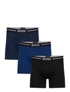 Boxerbr 3P Bold Des Boxershorts Black BOSS